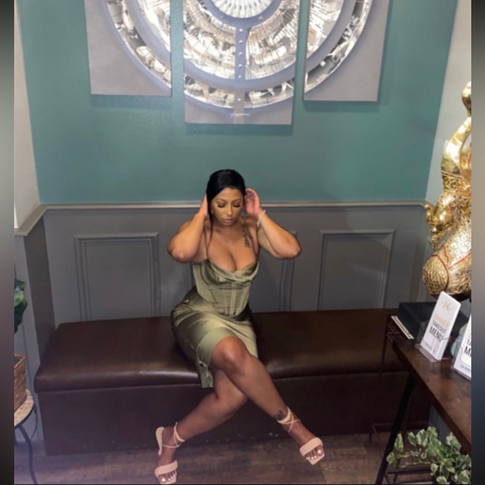 COPY - House of CB green dress 🪝
